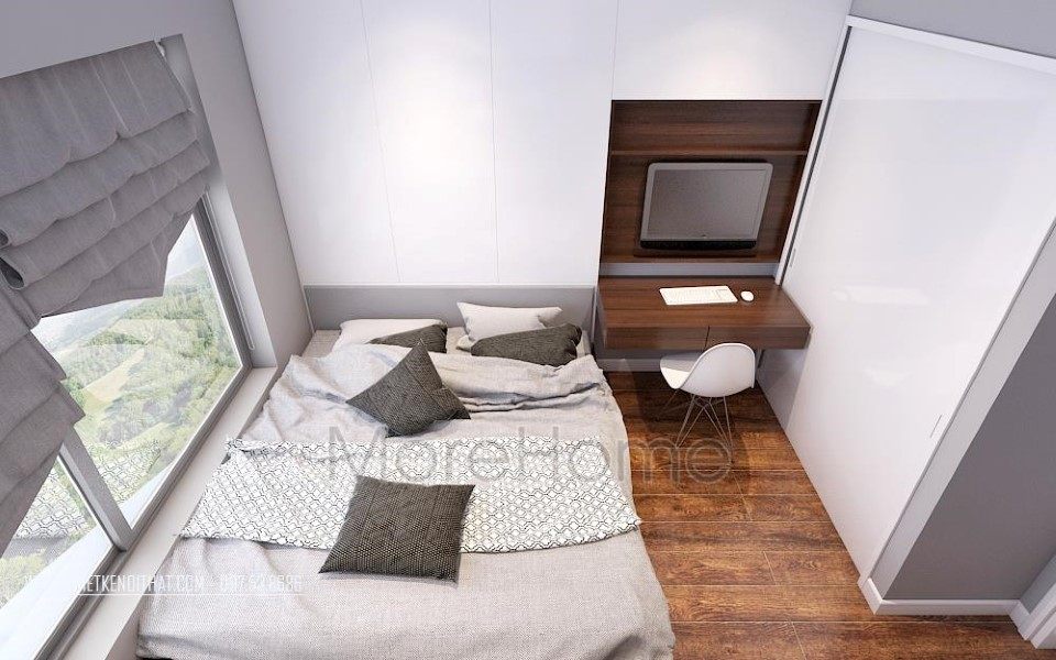 Thiết kế nội thất phòng ngủ chung cư Park Hill